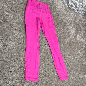 Lululemon Athletica Hot Pink Leggings